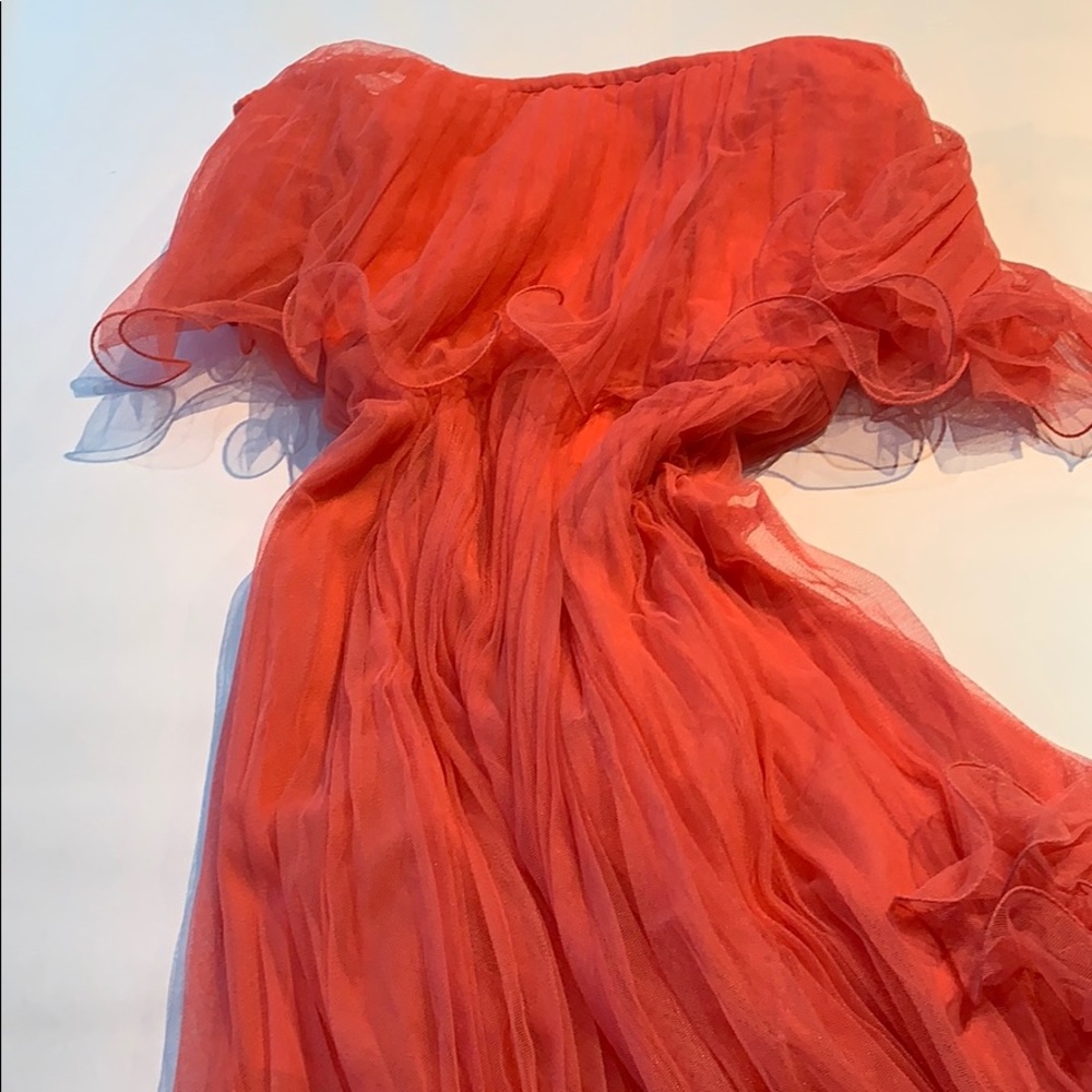 BCBG off the shoulder dress